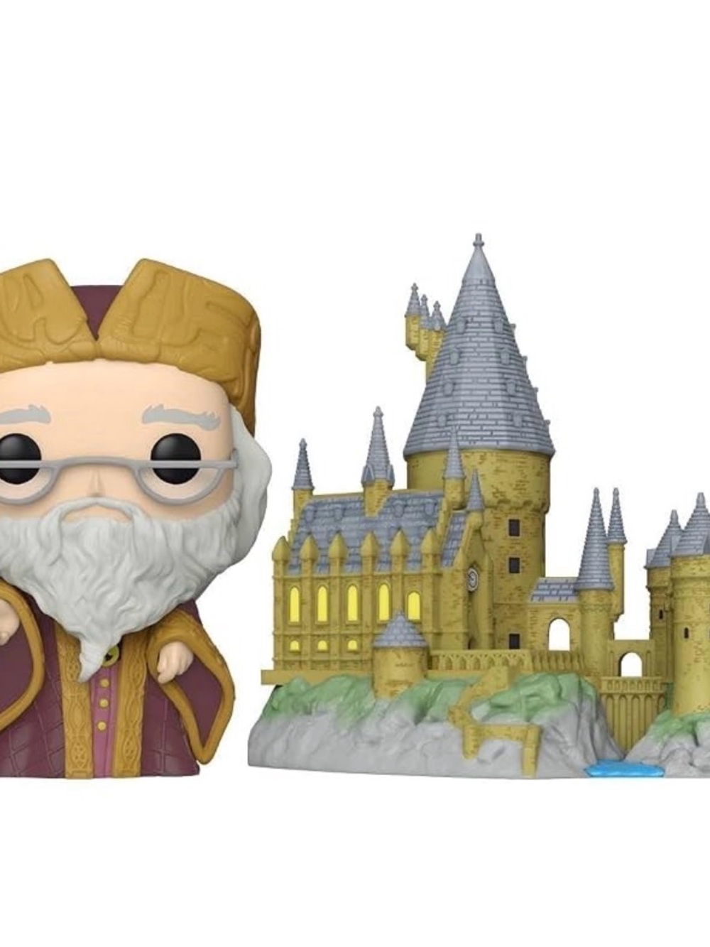 Albus Dumbledore with Hogwarts. Funko Pop!